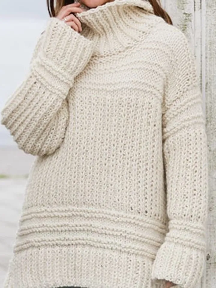 Sweater pattern, aran sweater,women sweater, pullover pattern PDF