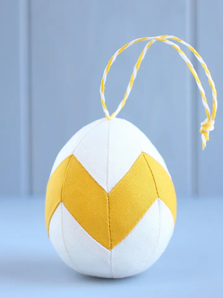 PDF Set of 4 Easter Ornaments (Easter Chicks and Easter Eggs) Sewing Pattern