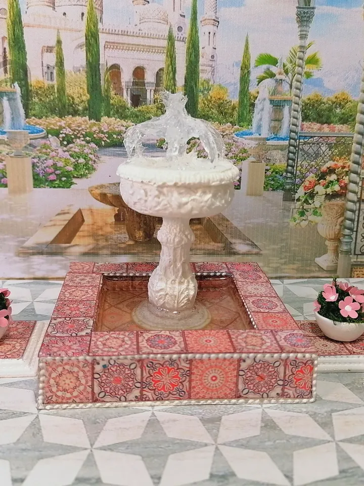 Miniature fountain. Fountain for the collection of dolls.