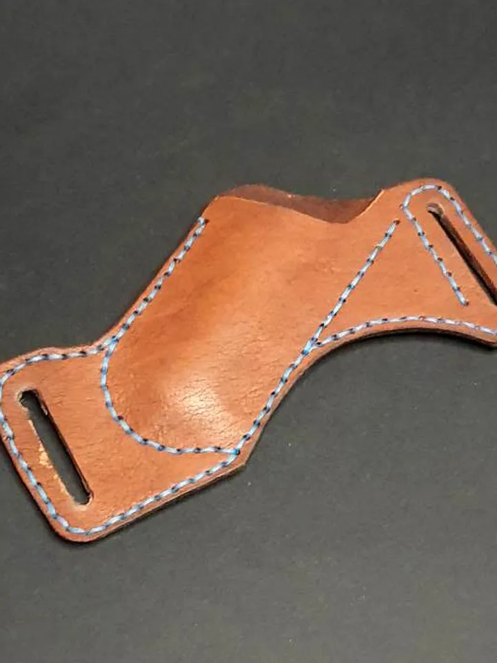 Folding Knife Leather Sheath Organizer EDC Tools fast&easy, pdf pattern sheath, knife sheath, victorinnox, openil, buck, Swiss Army