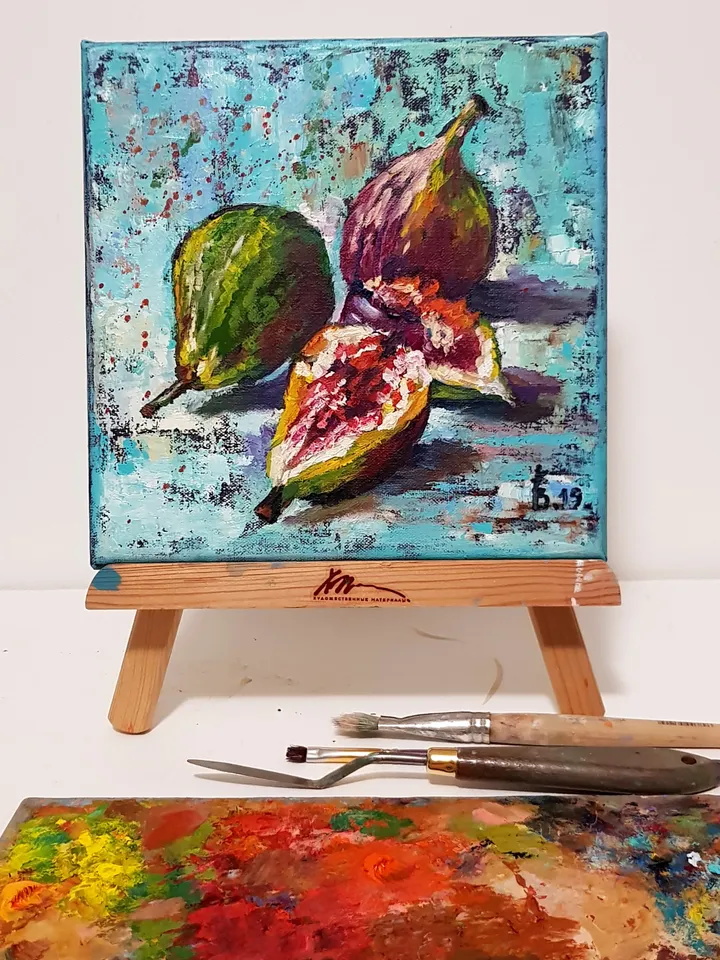 Figs fruits oil painting