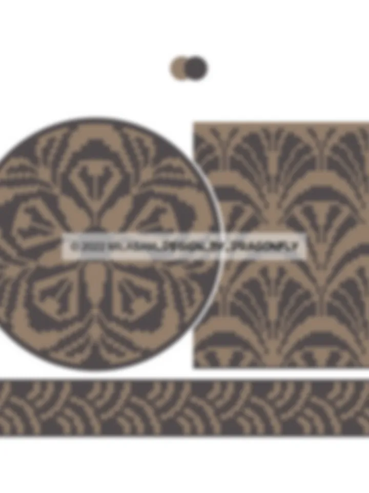 TAPESTRY CROCHET PATTERN. Handbag. Modern Crochet. / Set Art Deco