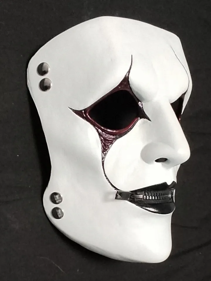 Buy handmade Slipknot James Root Vol.3 mask for Halloween, cosplay, show and collecots (White)