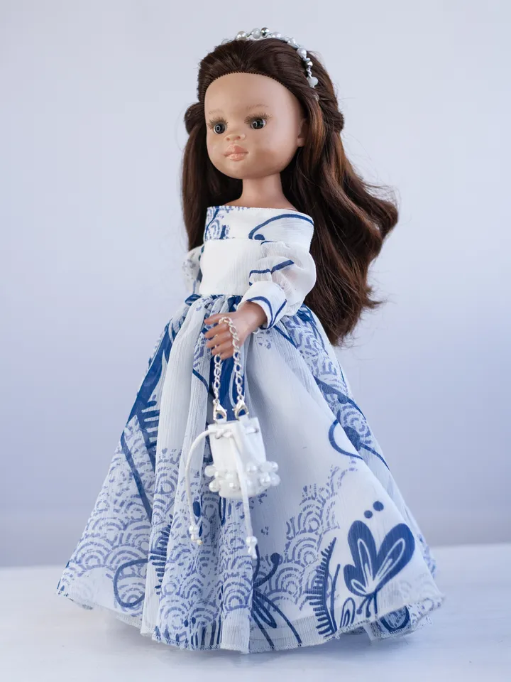 Dianna Effner Little Darling dress, exclusive clothes for 13 inch doll, Paola Reina outfit, 32 cm doll, waist 13 - 14.5