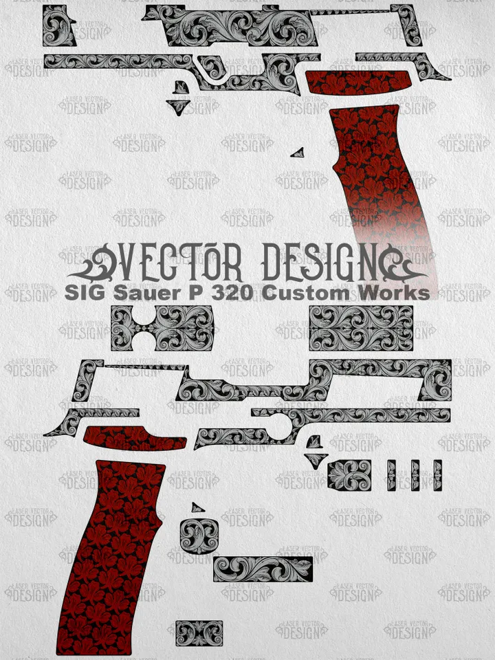 VECTOR DESIGN SIG Sauer P 320 Custom Works Scrollwork