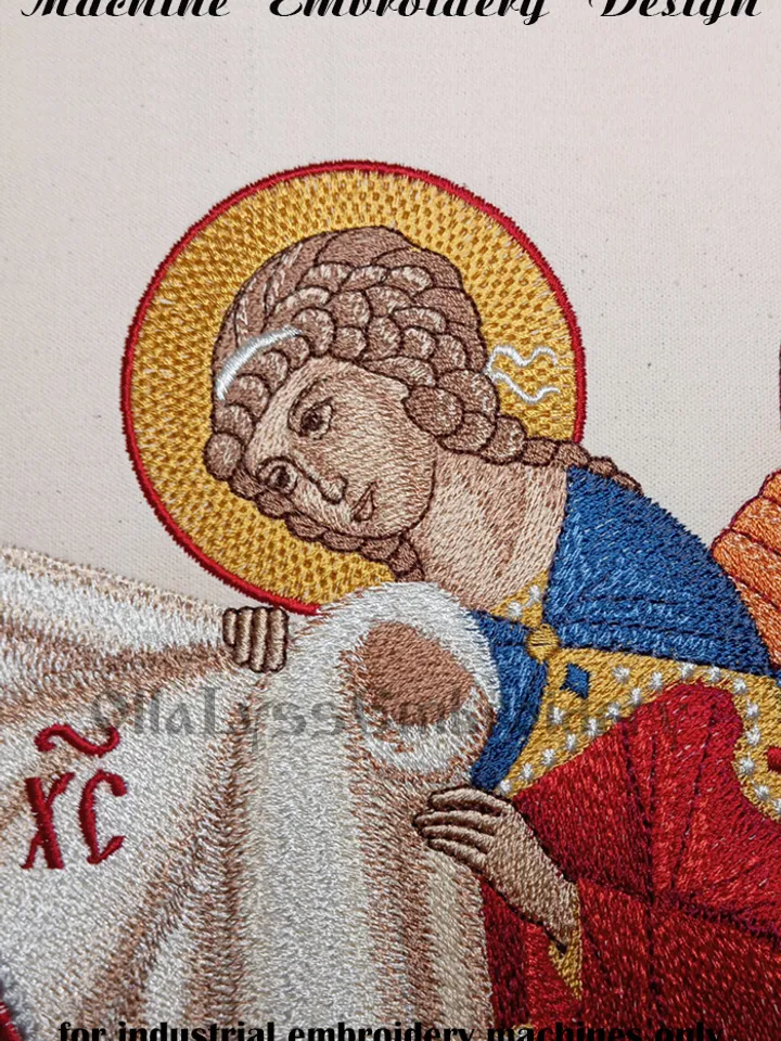 The Holy Mandylion embroidery design