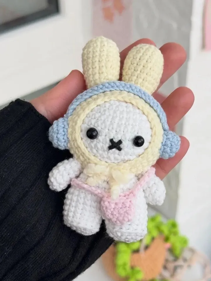 Miffy Bunny Crochet Pattern With Extra Accessories, Amigurumi PDF Tutorial, Cute DIY Plushie, Beginner-Friendly Bunny Pattern, Miffy Plushie