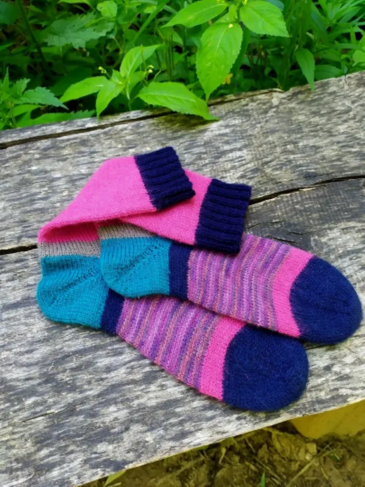 Handmade womens socks | Warm knitted accessory