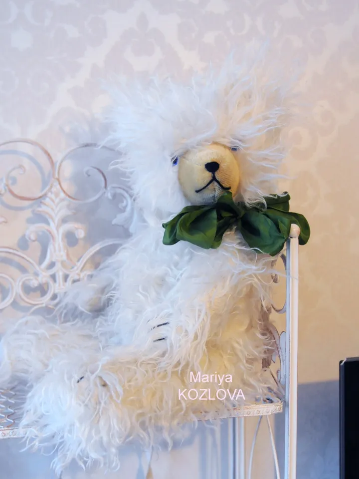 PDF Antique Style Teddy Bear Sewing  E-Pattern 24 inch (61cm)/ pattern for long pile bear, hump, hunchback/classic bear