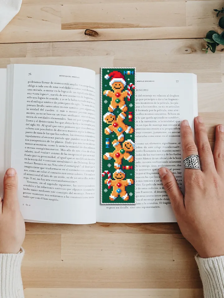 Bookmark set Christmas cross stitch pattern download PDF Holiday handmade bookmark pattern digital PDF, New Year, Christmas embroidery #B237