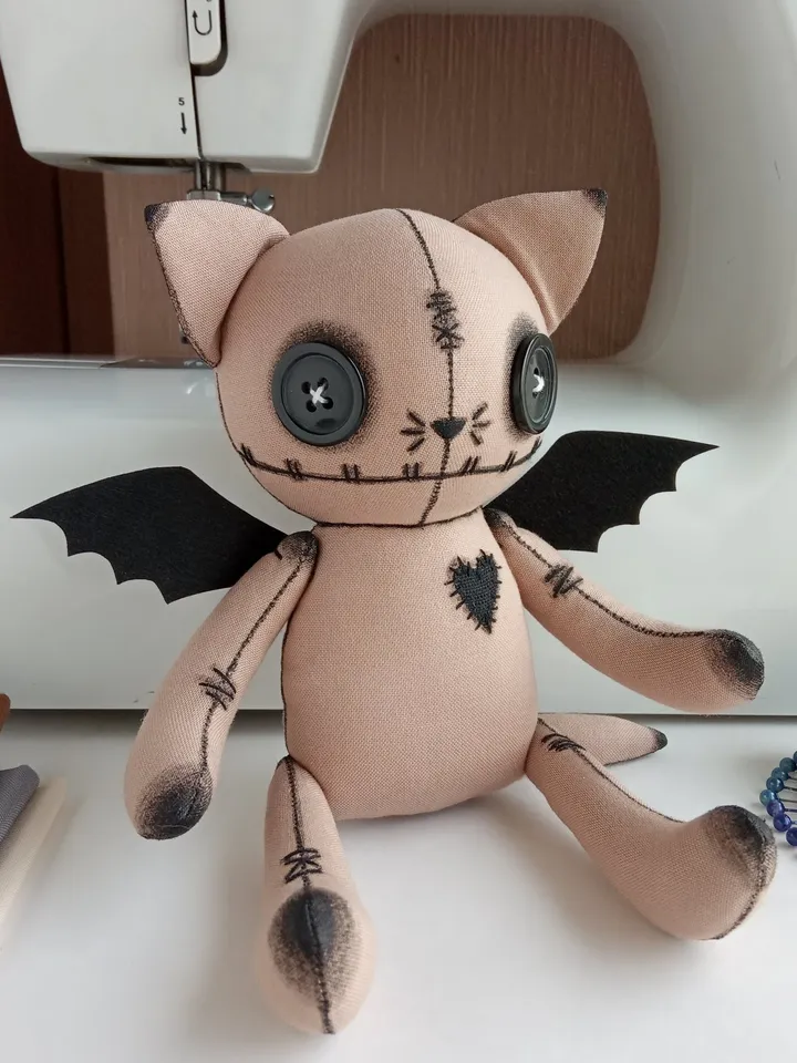 Handmade Cat Doll – Brown
