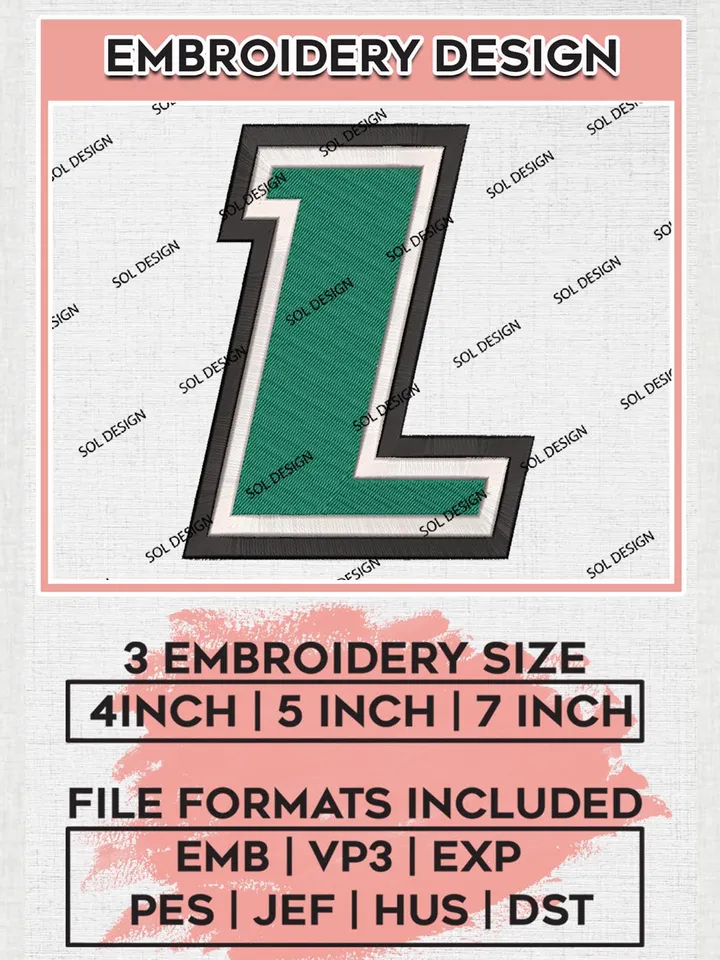 Loyola Greyhounds Logo Machine Embroidery Design, NCAA Loyola Greyhounds Embroidery Design Design files, NCAA Embroidery Designs, NCAA Machine Embroidery Designs, Digital Download