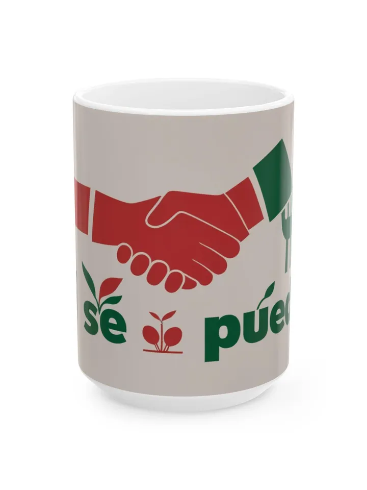 César Chávez Day Mug | Sí Se Puede Coffee Cup | Farm Workers Unite Mug | Social Justice Coffee Mug | Worker Solidarity Gift, Ceramic Mug,