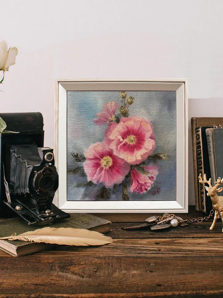 Flowers Original Painting Floral Oil Wall Art