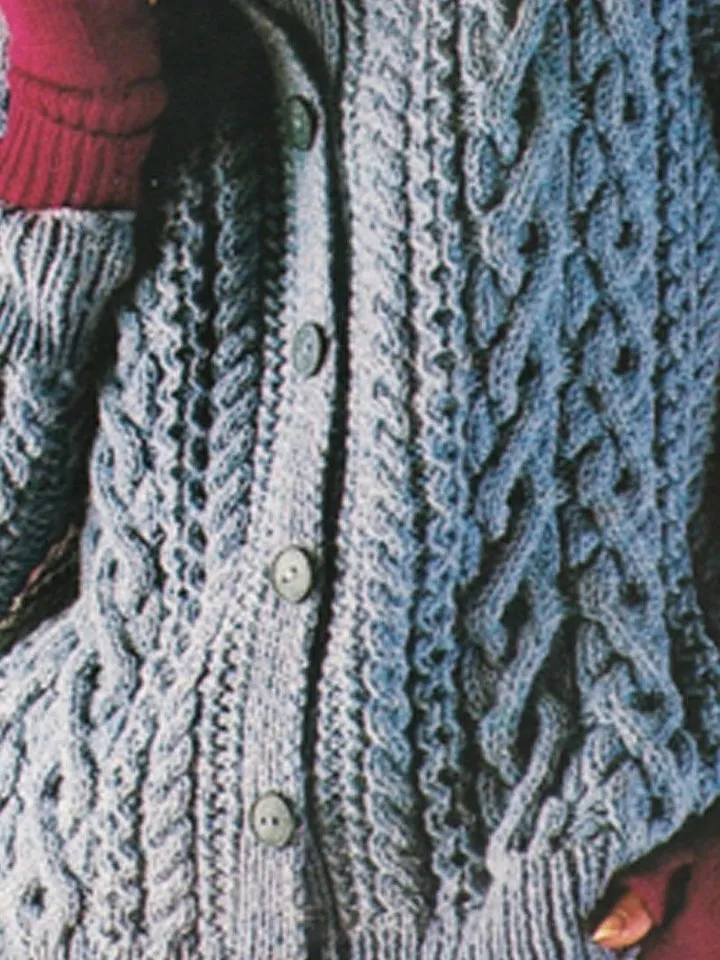 Knitting cardigan pattern , aran Cardigan pattern, knit cardigan, knitted cardigan , women cardigan patterns PDF