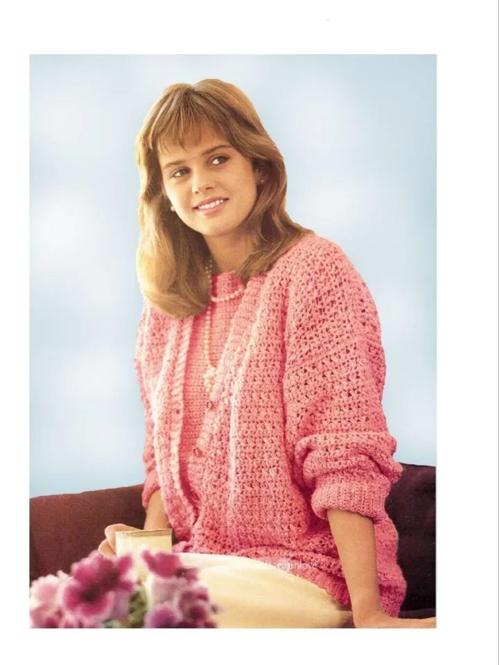 Cardigan crochet pattern, women summer cardigan crochet pdf