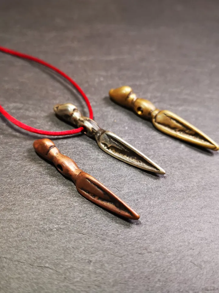 Gandhanra Handmade Tibetan Amulet ,Kila(Dorje Phurba) Pendant, Trantic Buddhism Ritual Implement