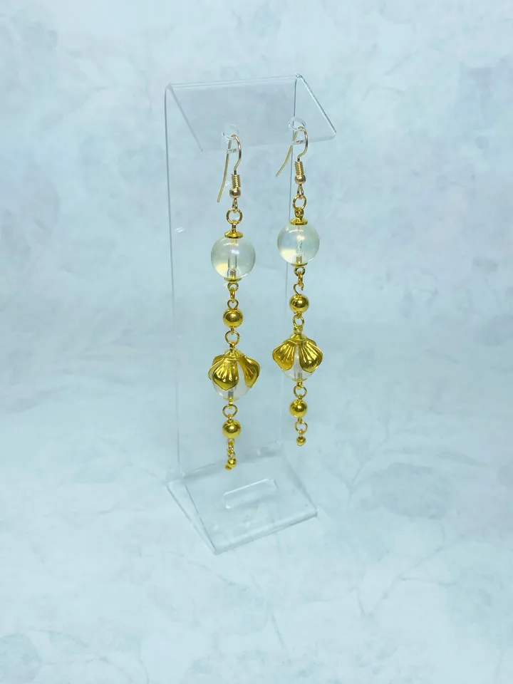 Vintage earrings. handmade.