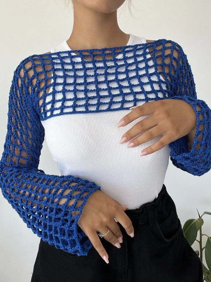 Mesh top, large mesh top, crochet mesh top pattern, crop mesh sweater, crop top, crochet mesh top PDF