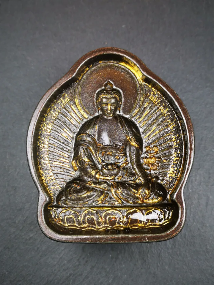 Gandhanra Tibetan Buddha Statue Tsa Tsa Mold,Bhaisajyaguru,Medicine Buddha,Copper Mould For Making Clay Buddha Statue,Tsha Tsha