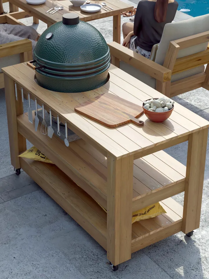 DIY Big Green Egg Table Plans, PDF
