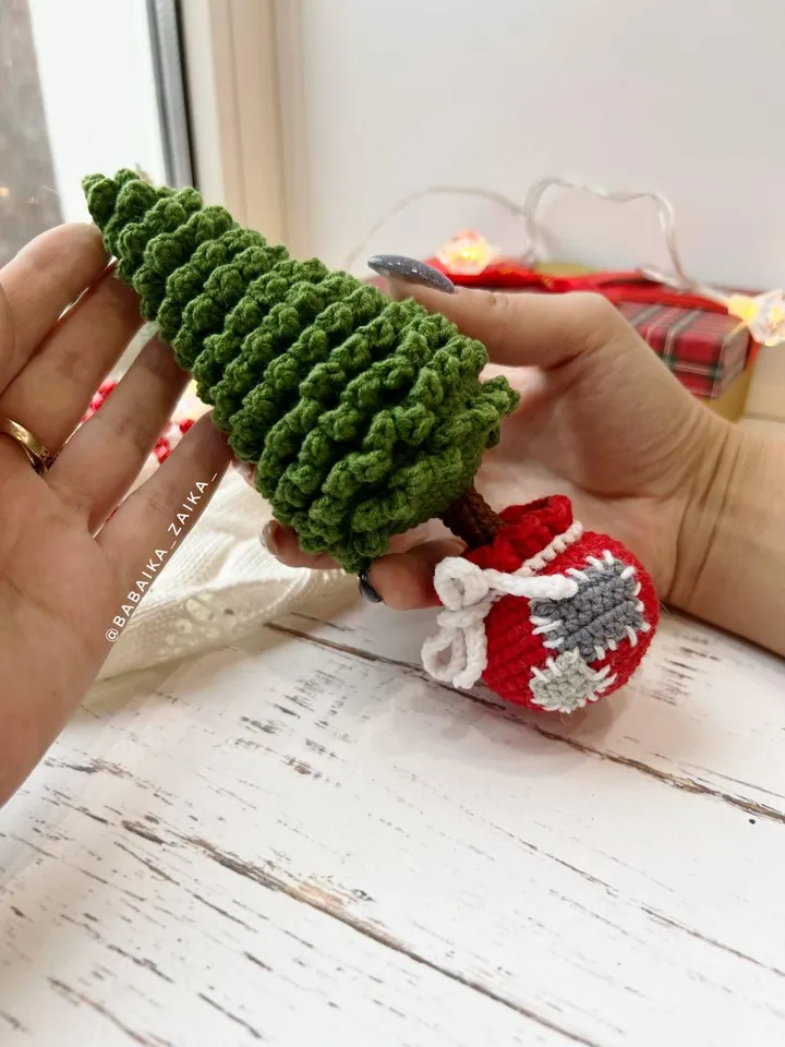 PDF Crochet Pattern Christmas Tree, Amigurumi Tree, Christmas ornaments, Christmas Decor, Amigurumi Christmas, Easy Pattern