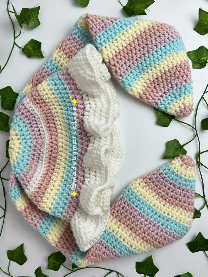 Crochet Cute Bunny Bucket Hat