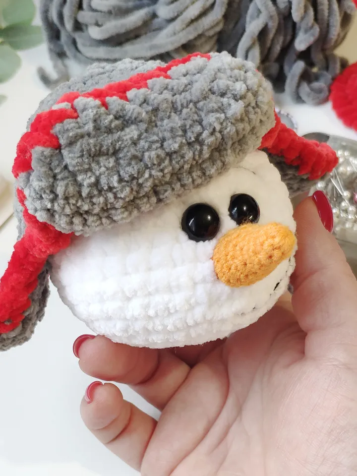Christmas Snowman easy crochet pattern 4 in 1