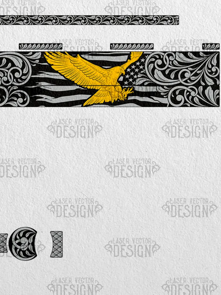 VECTOR DESIGN Colt Python 6 in American eagle