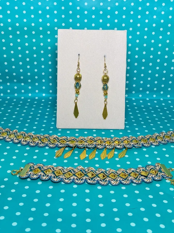 Jewelry set for oriental dances. Set of jewelry. Handmade.