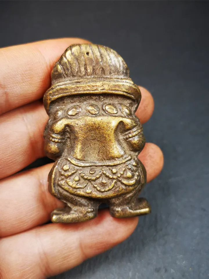 Gandhanra Handmade Tibetan Buddhist Statue,Panjaranata Mahakala,40 Years Old