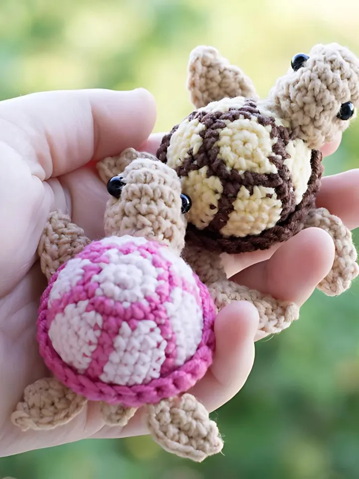 Sea Turtle Crochet Pattern Easy PDF Download Plushie Amigurumi Patterns Turtle Pattern Baby Sea Turtle Crochet Patterns Beginner