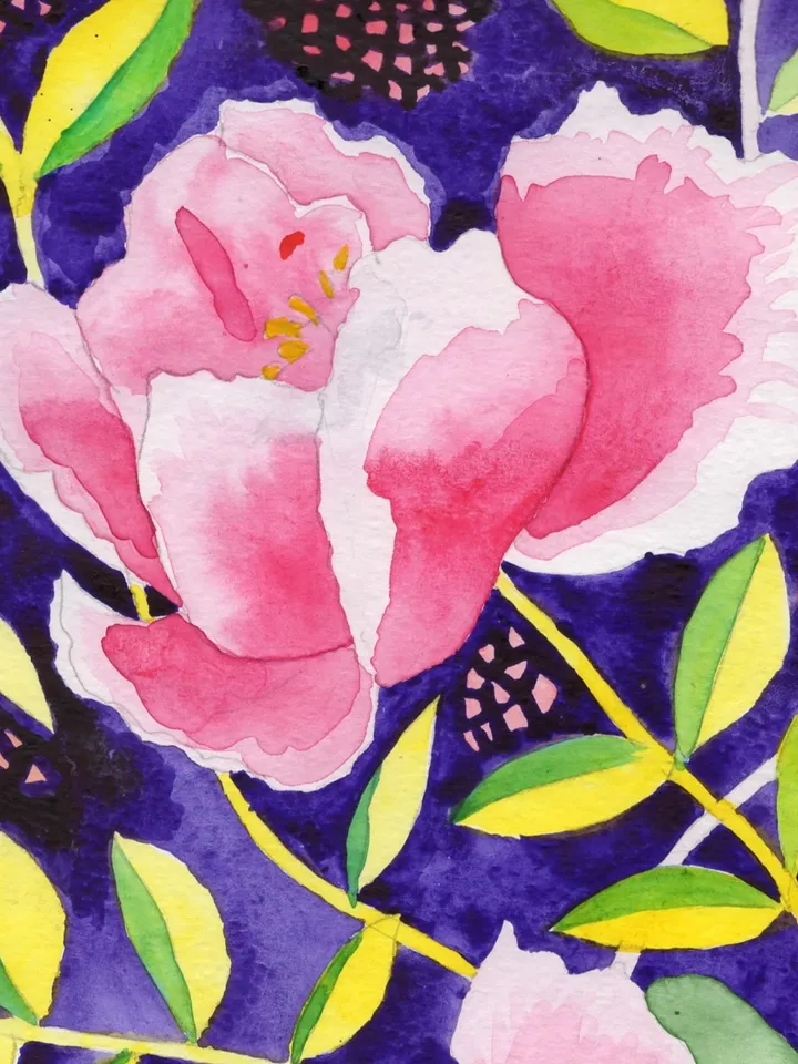 Original watercolour painting.