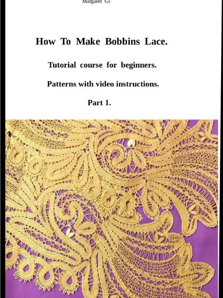 How To Make Bobbins Lace. Tutorial course for beginners.