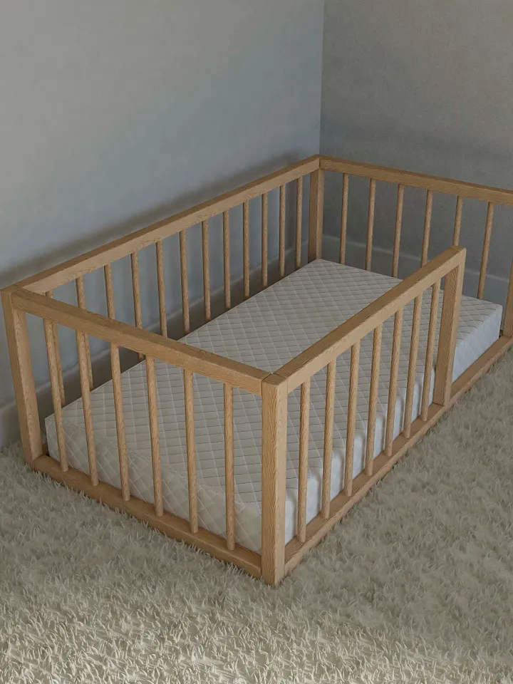 Montessori Floor Bed Plan, Crib Size, PDF, DIY