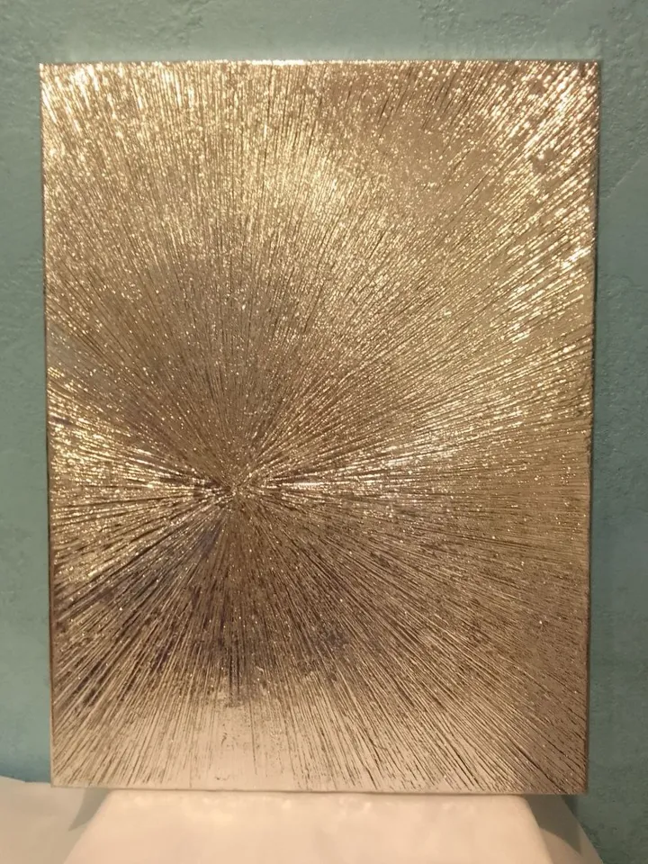 painting “Silver Rays”