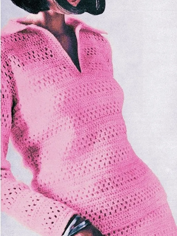 Crochet sweater, crochet skirt, easy pattern suit skirt crochet pdf instant download