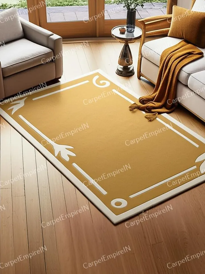 Buy 9x12 Leaf Design Area Rug Hand-Tufted 100% Wool Handmade Carpet for Home, Bedroom Rug, Living Room Rug, kids rug, yellow rug, blue rug