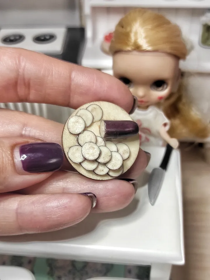 Vegetables for dolls, Little food, polymer clay eggplant, tiny vegetables, miniature, dollhouse decor, mini food