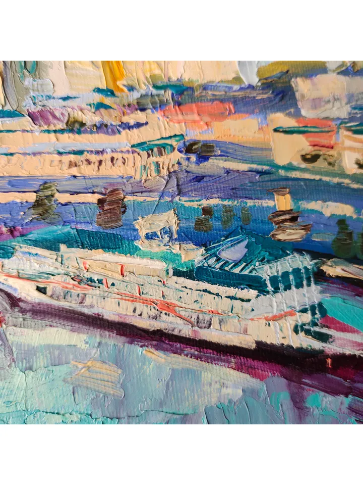 New Orleans painting Original Art oil painting 30 by 40 cm by Natalia Plotnikova
