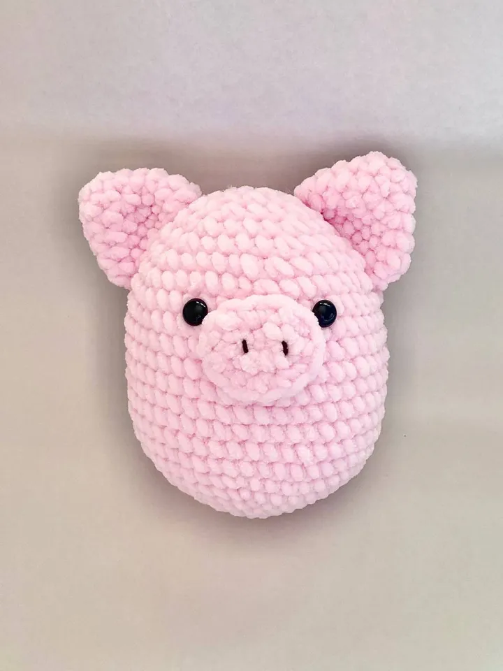 Crochet pig pattern Amigurumi little pig pattern Cute squishy piggy tutorial