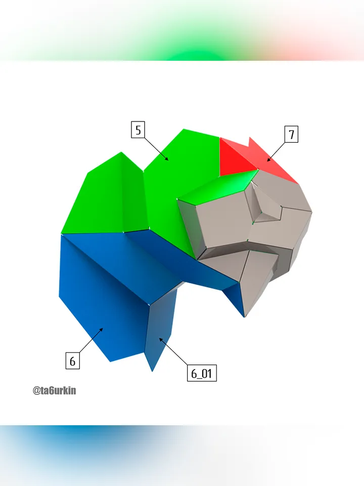 Welding Project Plans Drawings Bull Head (v2) (DXF, PDF)