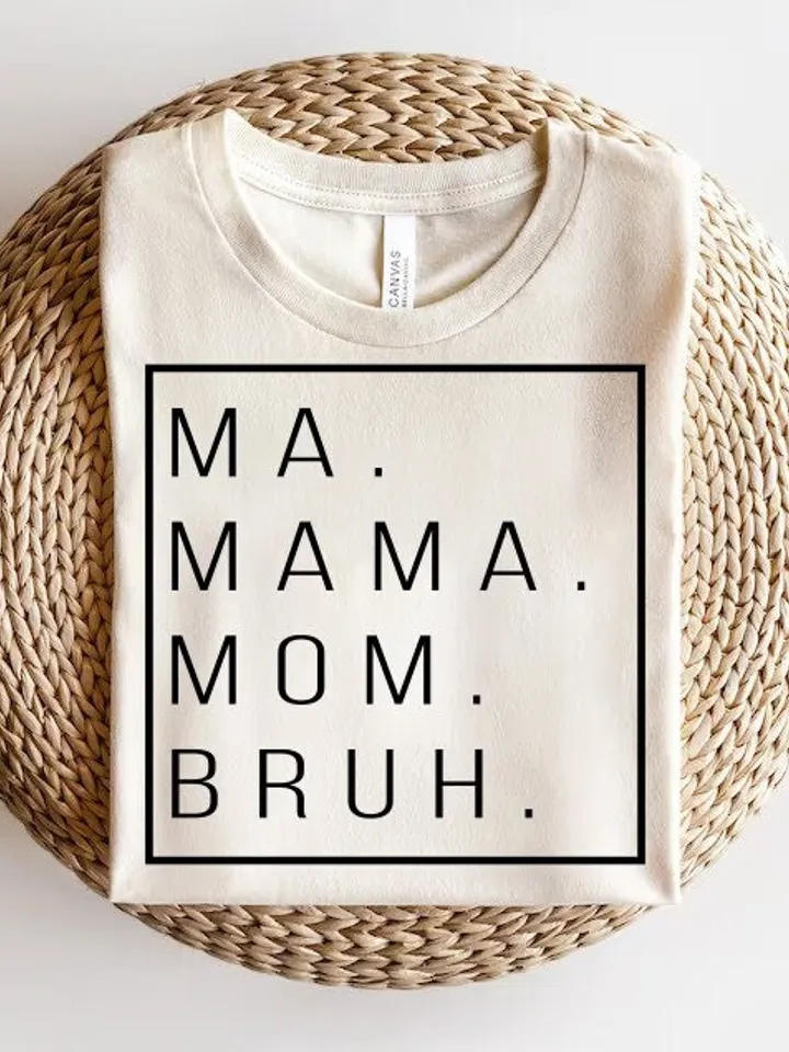 Ma Mama Mom Bruh SVG, Mom PNG, Mommy Design, MAMA cut file, Mama Design, Mom Cut File for Cricut, Mom svg
