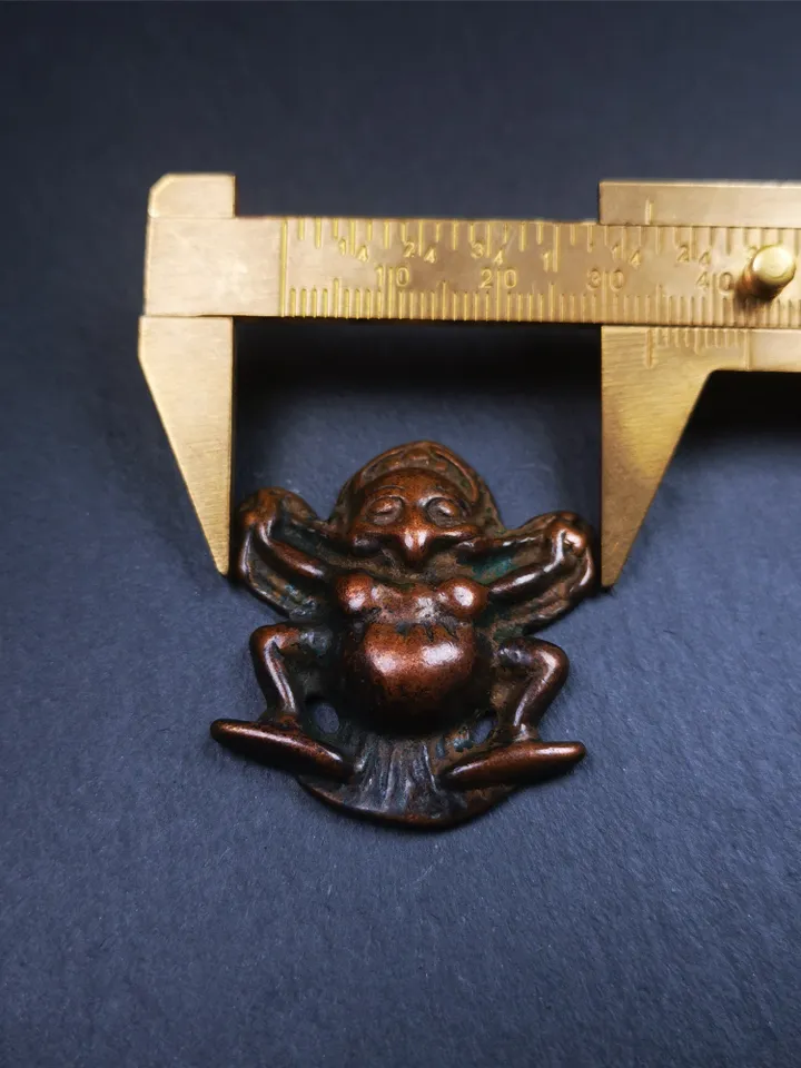 Gandhanra Antique Tibetan Buddhist Amulet Pendant - Garuda - The Golden-Winged Bird, Crafted from Red Copper,1.65"