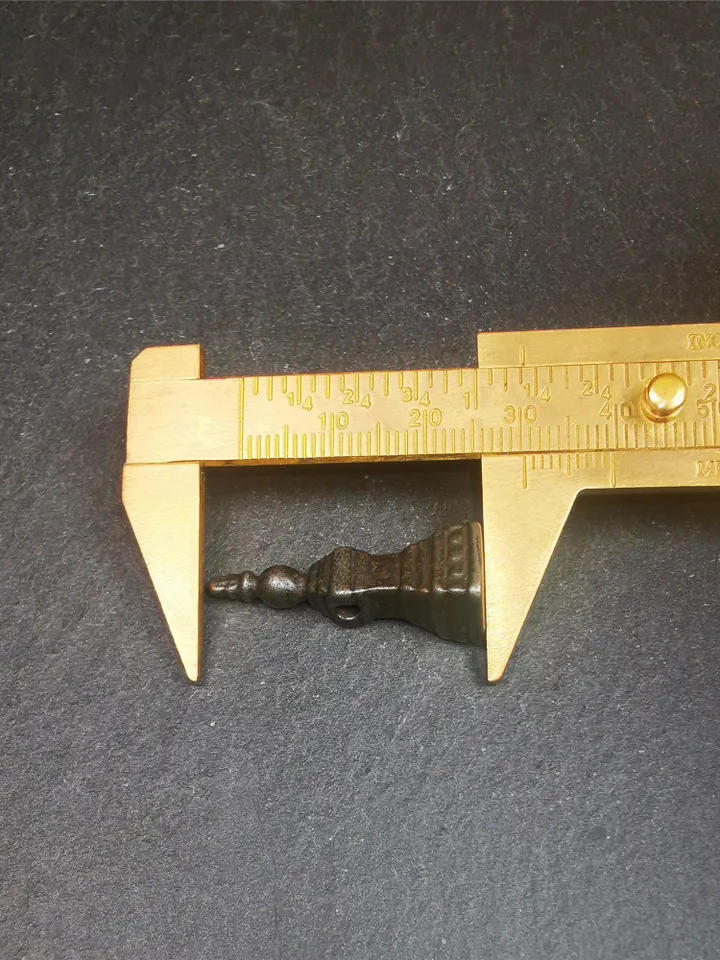 Gandhanra Handmade Tibetan Buddhist Amulet,Stupa,Pagoda,Buddhist Tower Pendant,Made of Cold Iron,1.22 inches