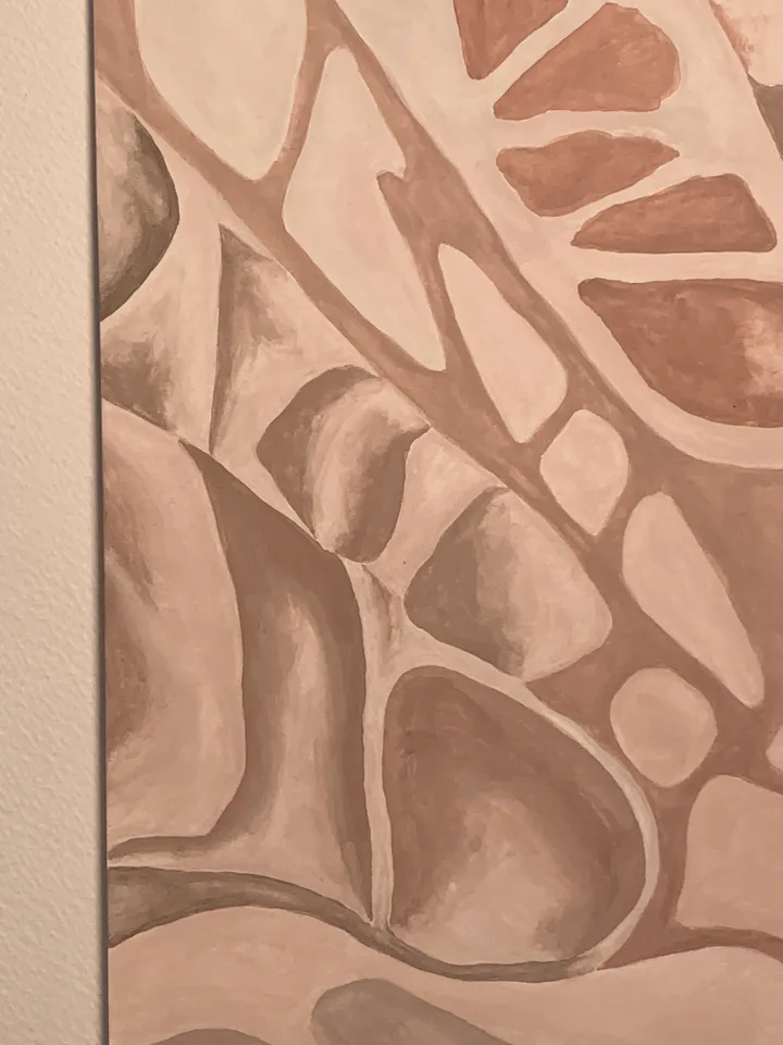 The interior design painting "Gray and brown shades"