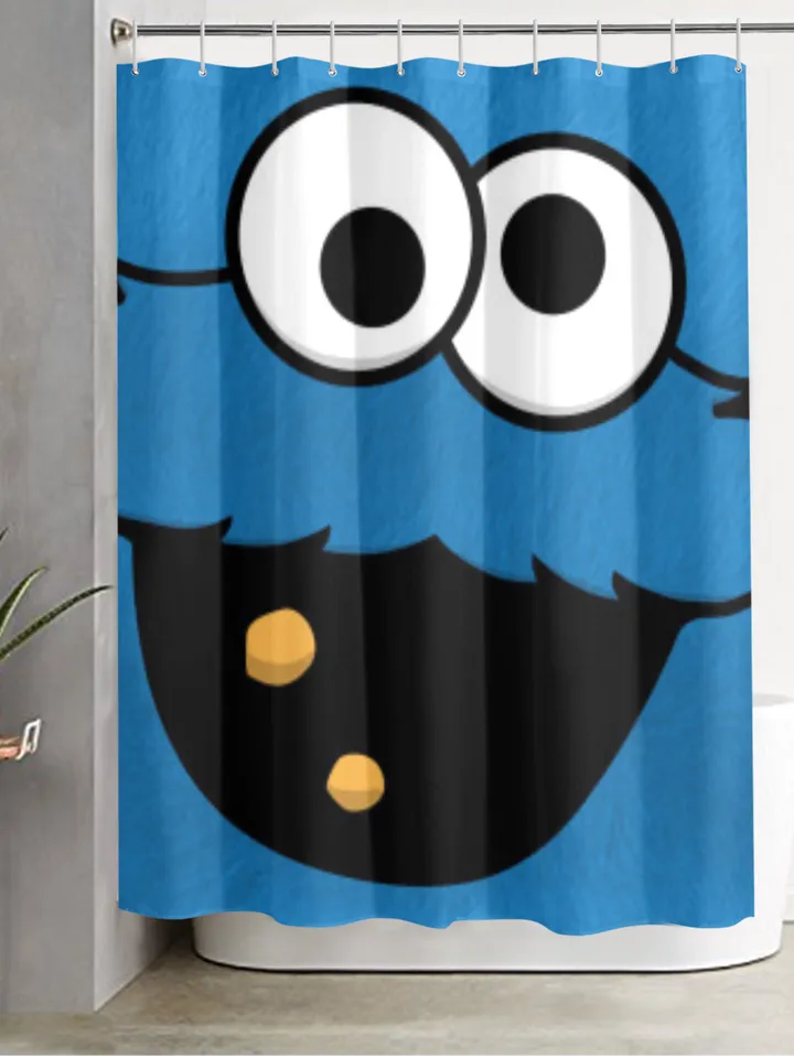 Cookie Monster Shower Curtain