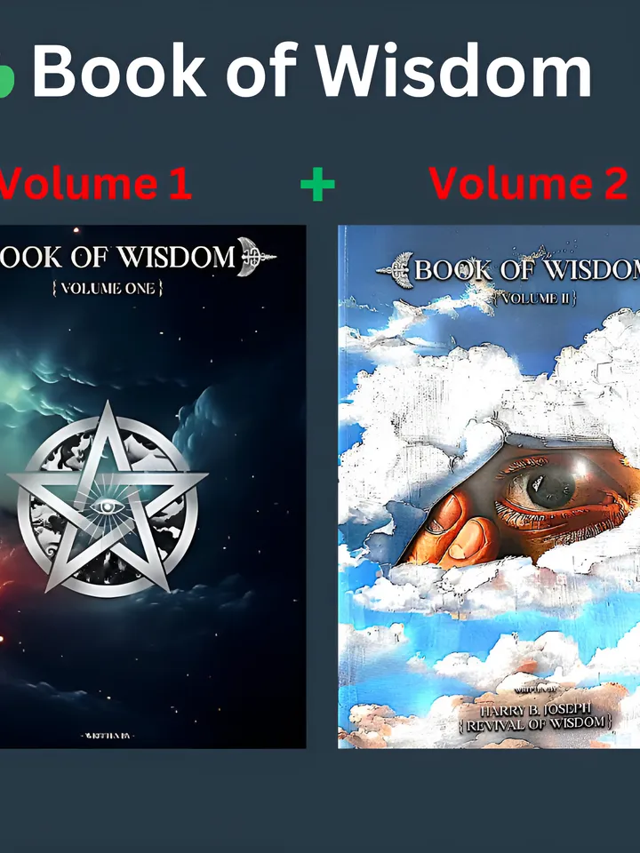 Book Of Wisdom Volume 1 & Volume 2 by Harry B Joseph