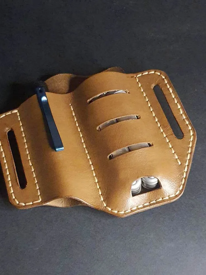 Leatherman, genuine Leather, EDC, Multi-Tool Carrier Sheath, Flashlight Holder, Knives Sheath Holster