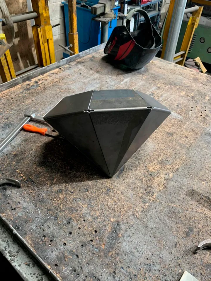 Welding Project Plans Drawings Diamond (DXF, PDF)